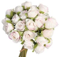 RÓŻA RÓŻE BUKIET RÓŻ SZTUCZNE KWIATY 28CM 9GAŁ.PREMIUM