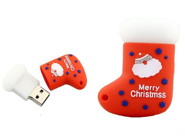 PENDRIVE USB SZYBKI FLASH DRIVE ULTRA PAMIĘĆ ZAWIESZKA PREZENT SKARPETA 8GB zdjęcie 1