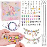 Zestaw Do Robienia Bransoletek Naszyjników Kreatywny Dla Dzieci Charms DIY