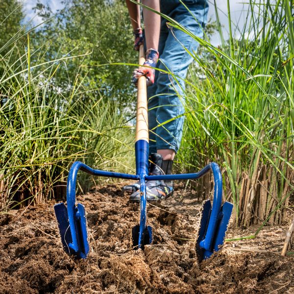 Kultywator Ręczny Spulchniacz Gleby Ziemi Metalowy zdjęcie 2