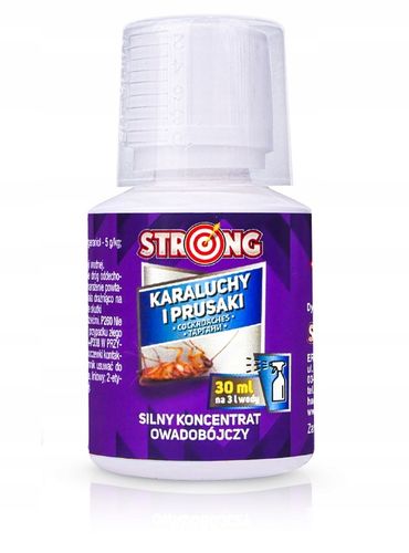 ŚRODEK NA KARALUCHY I PRUSAKI. SILNY OPRYSK NA KARACZANY STRONG 30 ML na Arena.pl