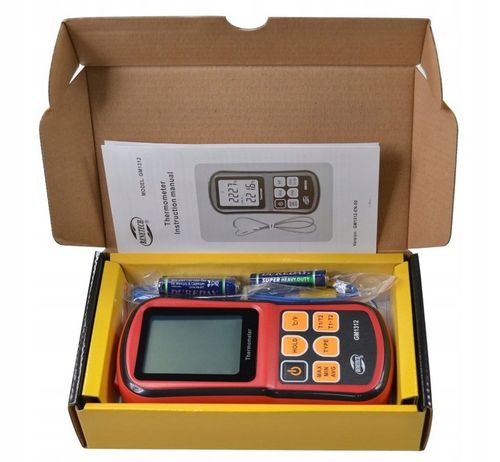 CYFROWY TERMOMETR 2x TERMOPARA TYPU K do 1372 st. KOMPATYBILNA J,K,T,E,N,R na Arena.pl