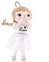 Metoo laleczka Personalizowana Biały Aniołek - imię gratis!