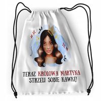 Plecak Dla Martyny Sportowy Szkolny Worek Torba Z Nadrukiem Ze Zdjęciem