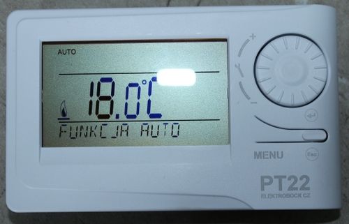 TERMOSTAT PROGRAMOWALNY ELEKTROBOCK PT22 - PRZEWODOWY na Arena.pl