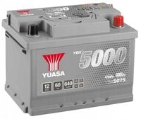Akumulator Yuasa Silver 12V 60Ah 640A Prawy Plus