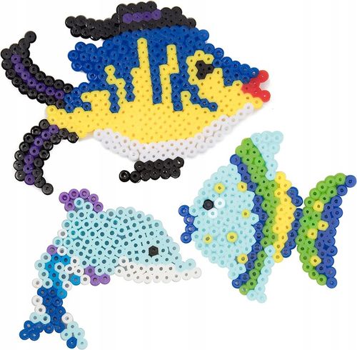 Koraliki Do Prasowania Zestaw 6000 Elementów Kreatywna Zabawa Dla Dzieci na Arena.pl