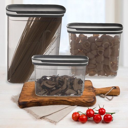 Pojemnik Kuchenny na Produkty z Dozownikiem Miarką Produkty Sypkie 1,8L na Arena.pl