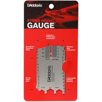 Miarka wysokości strun linijka do gitar miernik menzura D'Addario PW-SHG-01