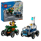 LEGO City Zestaw wyścigówek: samolot kontra łóżko szpitalne 60459