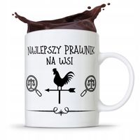 Kubek Prawnika Mecenasa Najlepszy Prawnik Na Wsi Z Nadrukiem Ze Zdjęciem