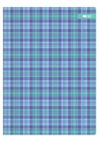 Teczka Kartonowa Z Gumką,  Kratka Niebieska A'10