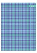 Teczka Kartonowa Z Gumką,  Kratka Niebieska A'10