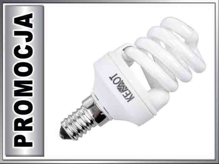 ZAR0286 Lampa fluorescencyjna 8W, E14 zdjęcie 1