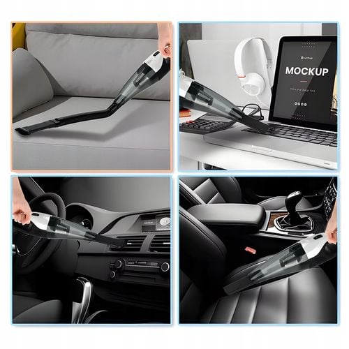 ODKURZACZ RĘCZNY SAMOCHODOWY BEZPRZEWODOWY DO SAMOCHODU PODWÓJNY FILTR na Arena.pl