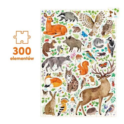 Puzzle CzuCzu 300 elementów. Puzzle odkrywcy. Dzika przyroda na Arena.pl
