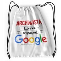 Plecak Dla Archiwisty Sportowy Szkolny Worek Torba Z Nadrukiem Ze Zdjęciem