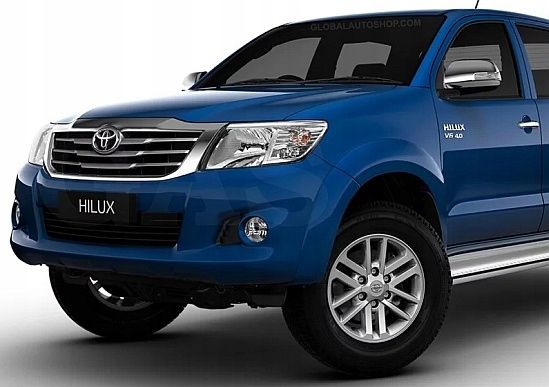 Toyota Hilux - Chromowane Listwy Grill Atrapy Zderzaka Tuning zdjęcie 2