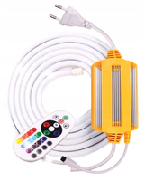 TAŚMA LED NEON RGB FLEX 230V 10m + PILOT