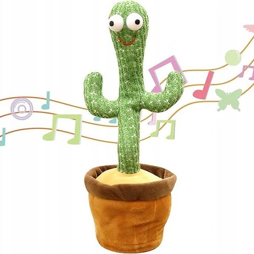 ŚPIEWAJĄCY TAŃCZĄCY KAKTUS WESOŁY POWTARZA ZABAWKI na Arena.pl