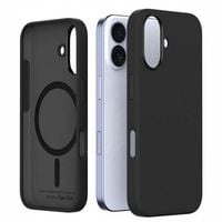 Etui ARAREE Typo Skin M iPhone 16 Czarny