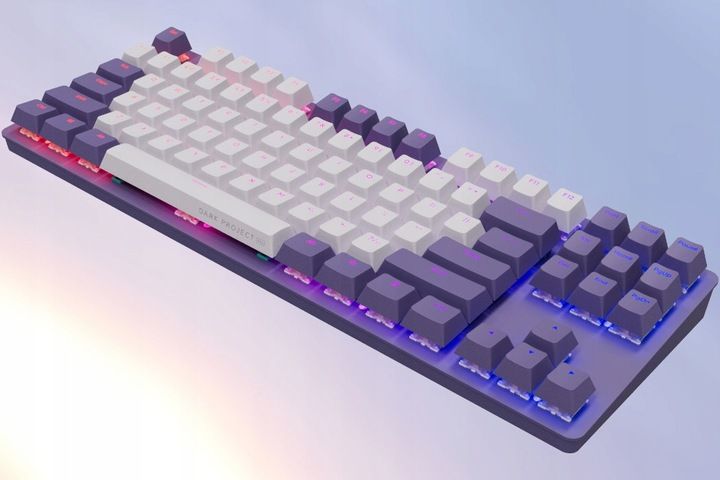 Klawiatura DARK PROJECT KD87A Fioletowo-biały zdjęcie 16
