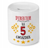 Dla Dyrektora Skarbonka Na Urodziny Na Prezent Z Nadrukiem Ze Zdjęciem