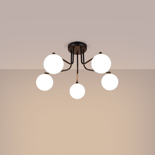 Żyrandol ASTRAL 5 czarny zdjęcie 3