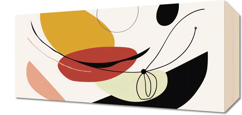 Obraz 40x20cm Geometryczna Krzywizna zdjęcie 1