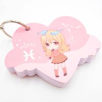 Mini notes notesik na breloku znak zodiaku RYBY