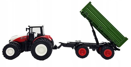 TRAKTOR Z PRZYCZEPĄ zdalnie STEROWANY na PILOT na Arena.pl