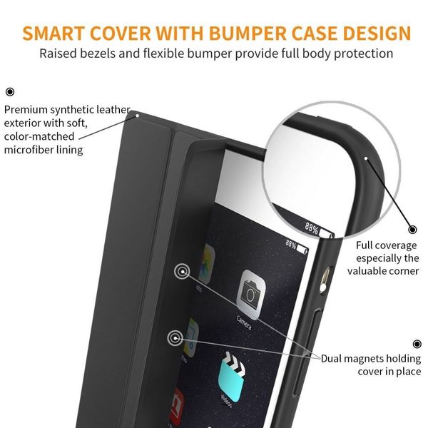 Etui Tech-Protect Smartcase do iPad 2 / 3 / 4 Black zdjęcie 6