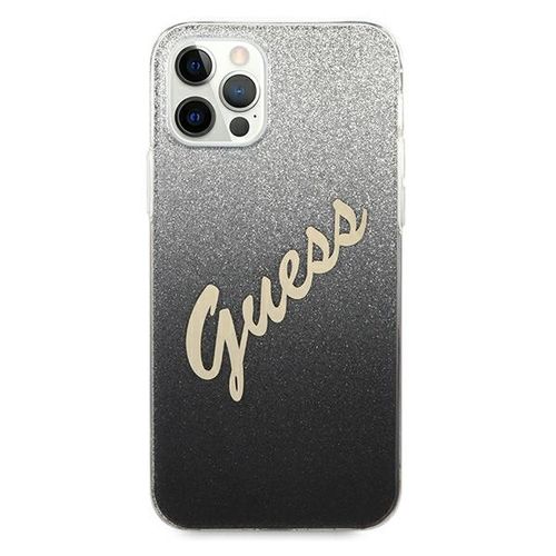 Etui Guess do iPhone 12, iPhone 12 Pro, Czarny na Arena.pl