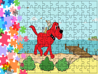 Puzzle tradycyjne - Clifford - Wielki Czerwony Pies