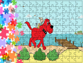 Puzzle tradycyjne - Clifford - Wielki Czerwony Pies
