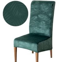 POKROWIEC NA KRZESŁO WYDŁUŻONY WELUR ELASTYCZNY