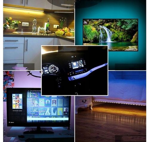 Taśma LED z pilotem zdalnego sterowania zasilana baterią 3m na Arena.pl