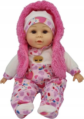 LALKA BOBAS MÓWI I ŚPIEWA POLSKI 35CM + Butelka_73 na Arena.pl