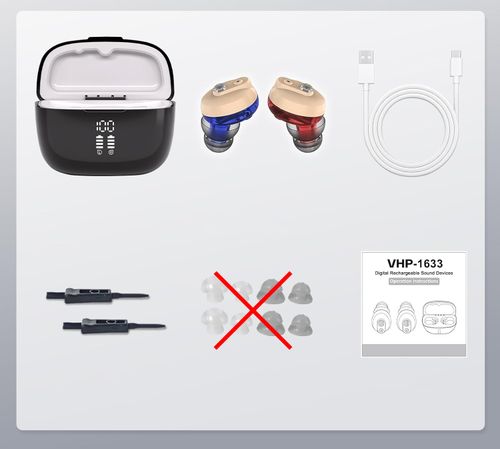 UŻYWANE/NIEKOMPLETNY Aparat słuchowy JYYRC VHP-1633 dla dorosłych/seniorów na Arena.pl