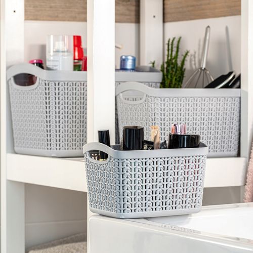 KOSZYK POJEMNIK PUDEŁKO PLASTIK KOSZ 1,5L KOLORY na Arena.pl