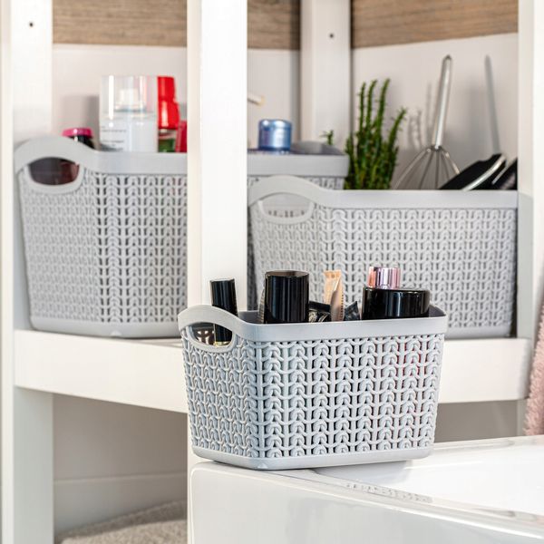 KOSZYK POJEMNIK PUDEŁKO PLASTIK KOSZ 1,5L KOLORY zdjęcie 6