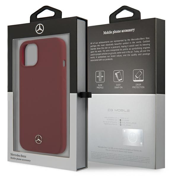 Etui Mercedes do iPhone 15, iPhone 14, iPhone 13, Czerwony zdjęcie 8