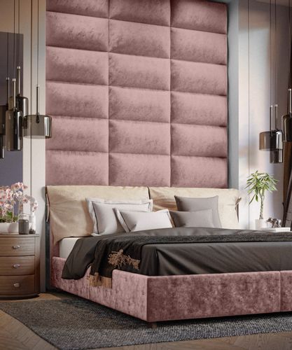 PANELE TAPICEROWANE ŚCIENNE WEZGŁOWIE 3D 80cm x 20cm na Arena.pl