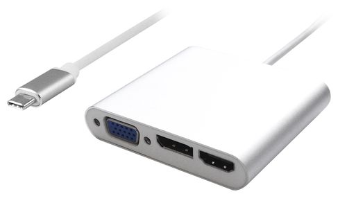 Adapter USB-C SPCD-4KHDPVRJ HDMI DP VGA RJ45 na Arena.pl