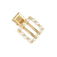 Spinka do włosów z perełkami i cyrkoniami 5 cm