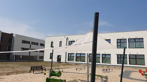 ŻAGIEL OGRODOWY PRZECIWSŁONECZNY STANDARDOWY TRÓJKĄT 4,2X4,2X5,9M na Arena.pl