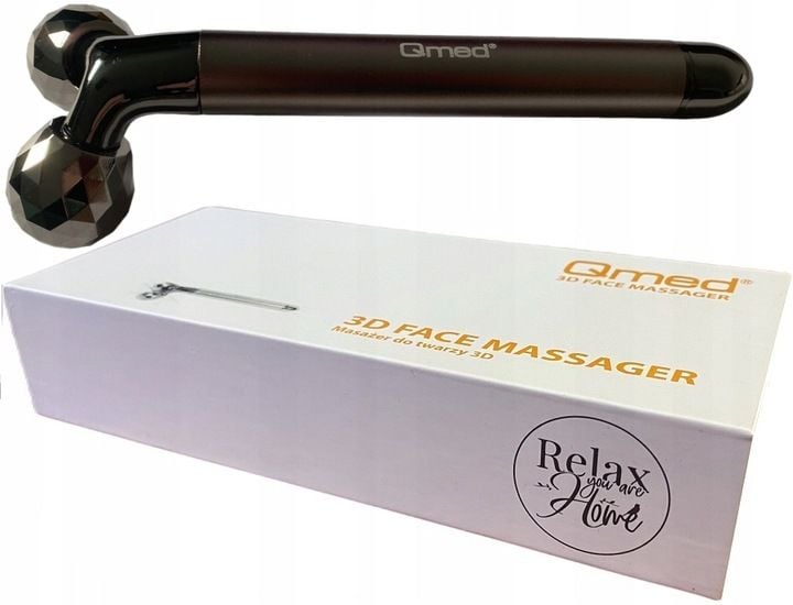 MASAŻER do TWARZY 3D wibracyjny QMED silver HIT! zdjęcie 1