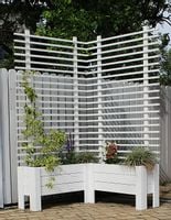 Donica Narożna W4 z Pergolą Lakierowana