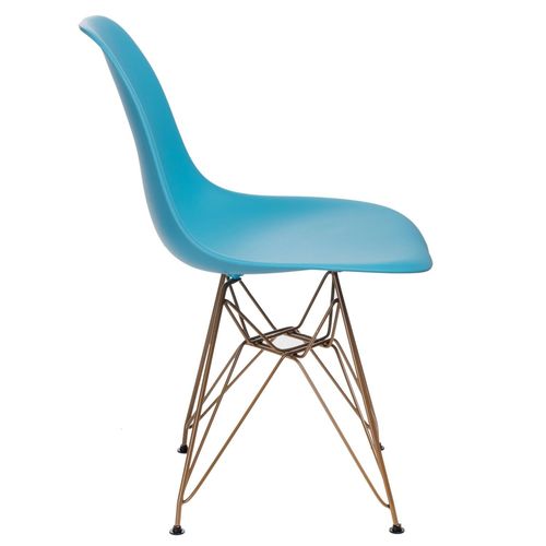 Krzesło P016 Pp Gold Ocean Blue na Arena.pl