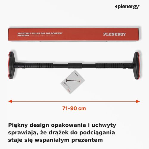 Drążek do podciągania rozporowy do ćwiczeń Plenergy S-Door 71-90 cm na Arena.pl